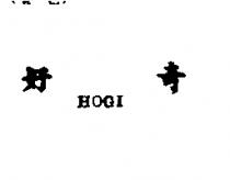 好奇 HOGI