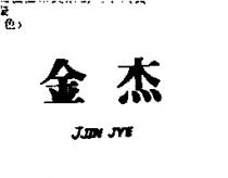 金杰 JJIN JYE