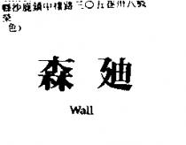 森迪 Wall
