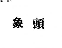 象頭