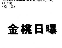 金桃日曝