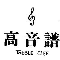 高音譜及圖 TREBLE CLEF