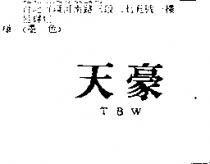 天豪 TBW