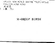 M-GROUP BIRDS
