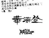 華滿登 WHITE MOUNTAIN DOWN