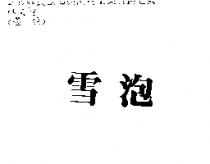 雪泡