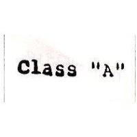 CLASS 〞 A 〞