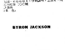 BYRON JACKSON