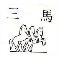 三馬及圖