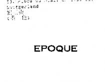 EPOQUE