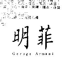 明菲 Geroge Armani