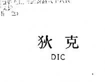 狄克 DIC