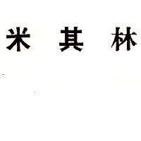 米其林 MICHELIN in Chinese characters