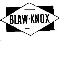 BLAW-KNOX AND DIAMOND LOGO