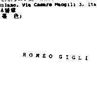 ROMEO GIGLI