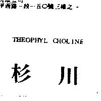 杉川 THEOPHYL CHOLINE