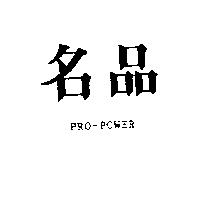 名品 PRO-POWER