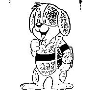歡樂狗圖案