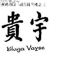 貴宇 BLAGA VAYSE