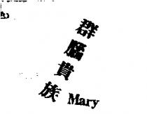 群腦貴族 Mary