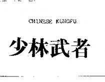 少林武者 CHINESE KUNGFU
