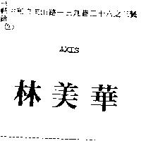 林美華 AXIS