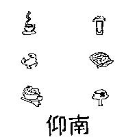 仰南及圖