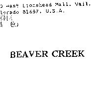 BEAVER CREEK