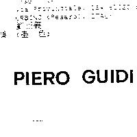 PIERO GUIDI