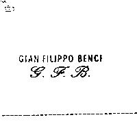 GIAN FILIPPO BENCI g.F.B.