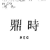 鼎時 NEG