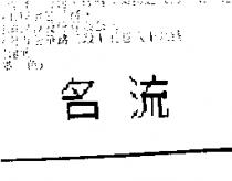 名流