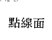 點線面