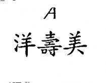 洋壽美及圖 A