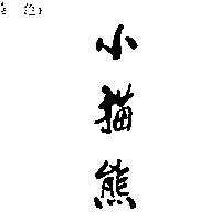 小猫熊