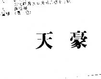 天豪
