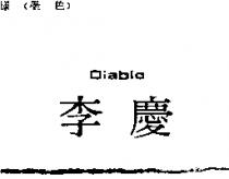 李慶 DIABLO