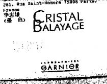 CRISTAL BALAYAGE LABORATOIRES GARNIER Label