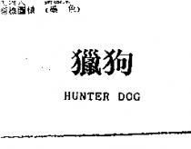 獵狗 HUNTER DOG