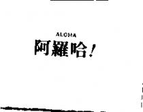 阿羅哈!ALOHA