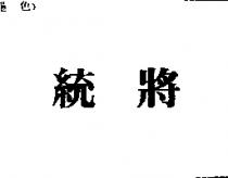 統將