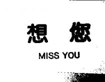 想您 MISS YOU