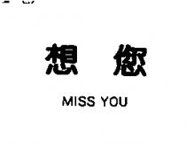 想您 MISS YOU