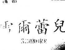 雪爾蕾兒 SCHNORR