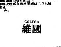 維國 GOLFER