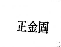 正金固