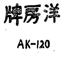 洋房牌 AK – 120 