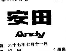 安田 ANDY 