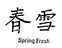 春雪 Spring Fresh