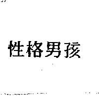 性格男孩